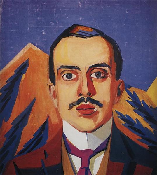 Portrait of I. Shchukin, 1911 - Мартирос Сарьян