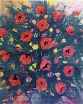 Still Life with Poppies, 1953 - 马尔季罗斯·萨良
