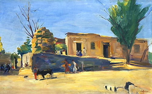 Village Ashnak, 1957 - Martiros Sarjan