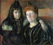 Madame Meerson and Her Daughter - Mary Cassatt