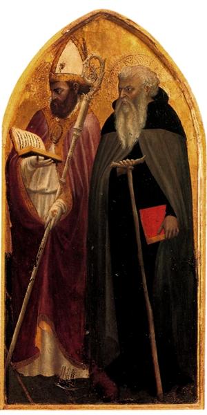 San Giovenale Triptych. Right panel., c.1422 - Мазаччо