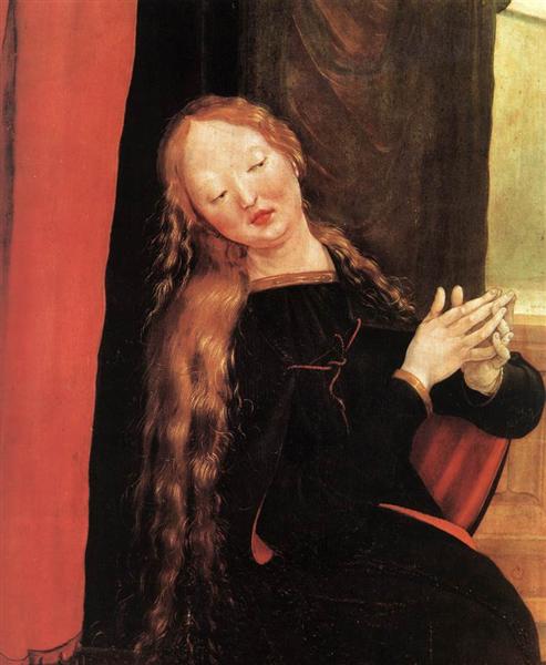 Annunciation (detail), 1510 - 1515 - Матиас Грюневальд