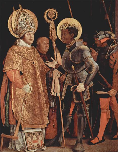 Disputation of Saints Erasmus and Mauritius (Maurice), 1517 - 1523 - Матіас Грюневальд