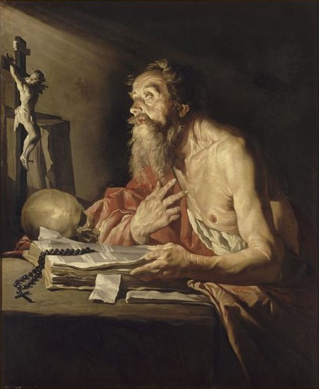 St. Jerome, 1650 - Matthias Stomer