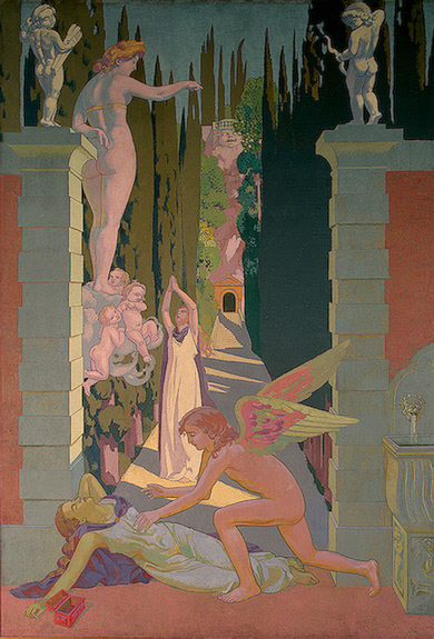 The Story of Psyche: panel 4. The Vengeance of Venus, 1908 - Maurice Denis