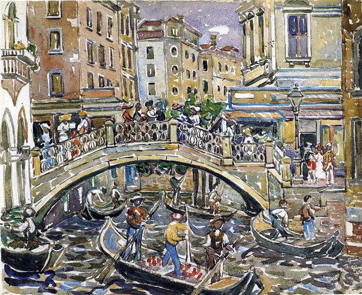 Canal, c.1911 - c.1912 - Maurice Prendergast