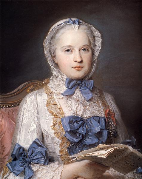 Marie Josephe of Saxony - Quentin de La Tour