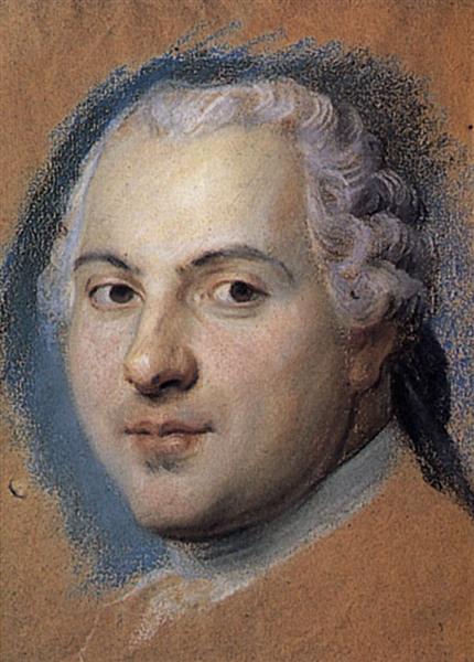 Preparation to the portrait of dauphin Louis de France, son of Louis XV - Моріс Кантен де Латур