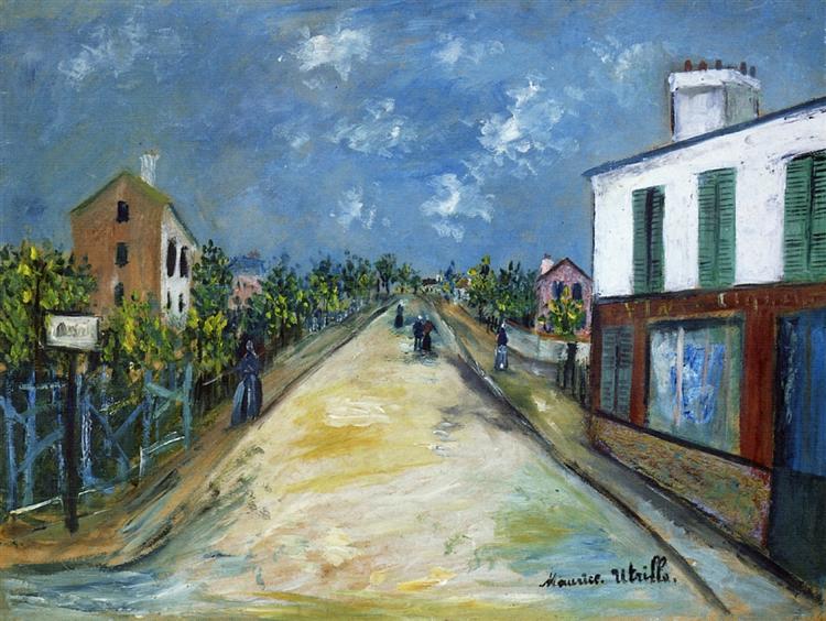Road in Argenteuil - Maurice Utrillo