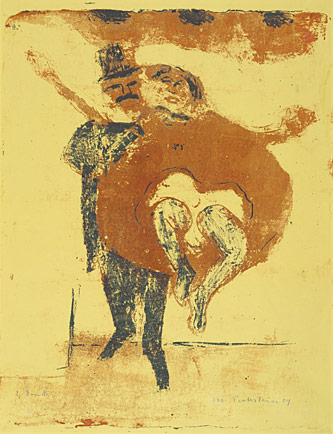Dancer (Pair of Dancers), 1909 - Макс Пехштейн