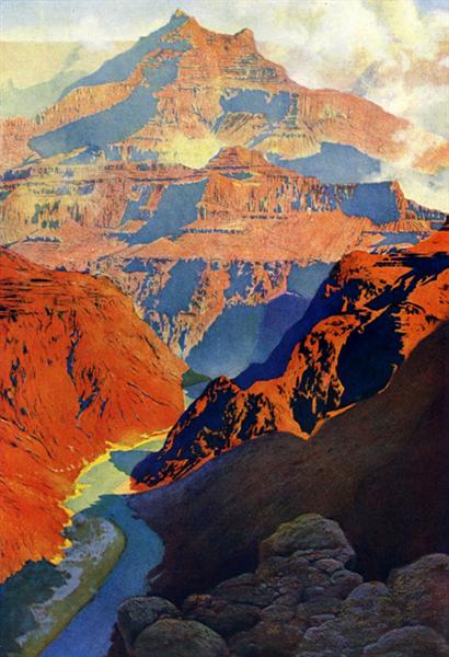 Grand Canyon, 1902 - Maxfield Parrish