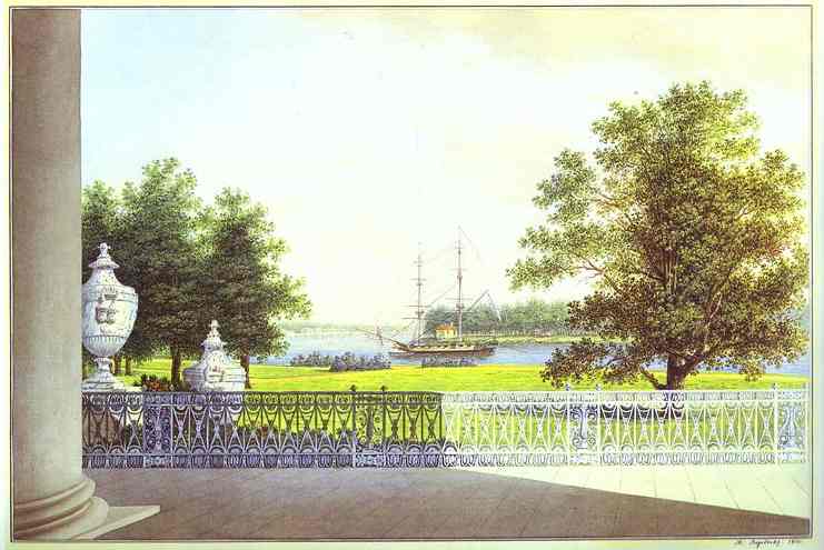 View from the Terrace of the Elagin Palace, 1823 - Максим Воробйов