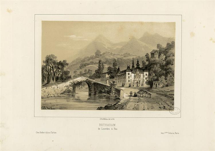 Betharam de Lourdes à Pau, 1860 - Maxime Lalanne