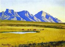 Arizona Pastures - Maynard Dixon