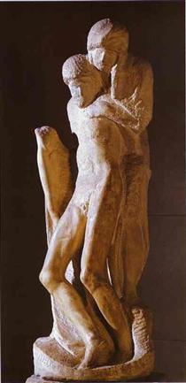Pieta Rondanini (unfinished) - Michelangelo