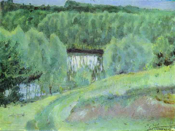 Pond, 1906 - Mikhail Nesterov