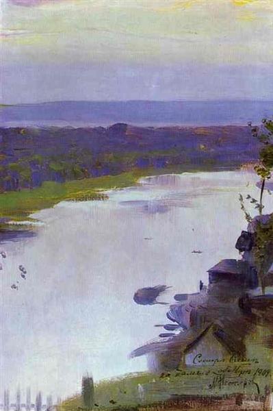 River Belaya, 1909 - Mikhail Nesterov