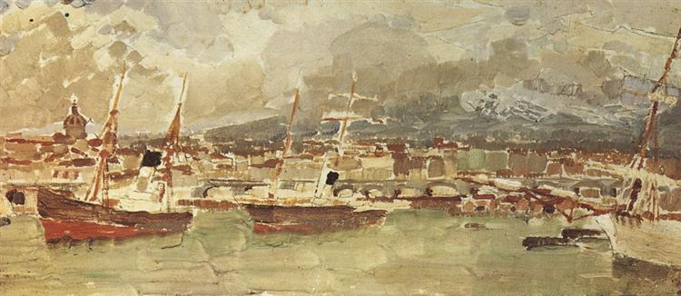 Catania. Sicily., 1894 - Михаил Врубель