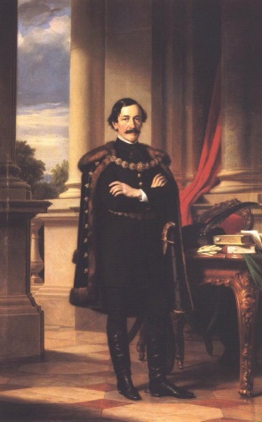 Standing Portrait of László Teleki, 1861 - Миклош Барабаш