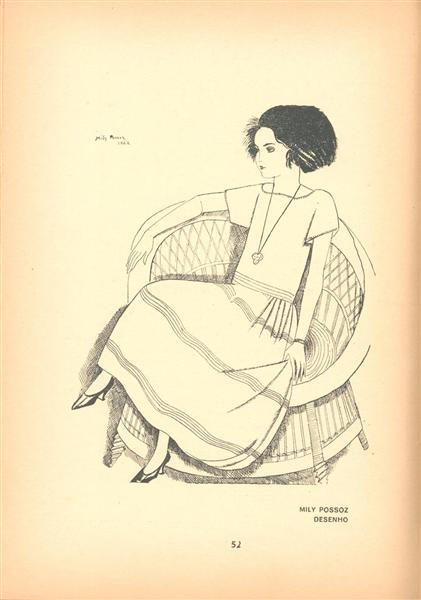Contemporânea magazine, No. 5, Desenho, 1922 - Мили Поссоз