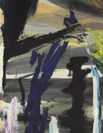 Landscape (Mid-day), 1953 - Моріс Луїс