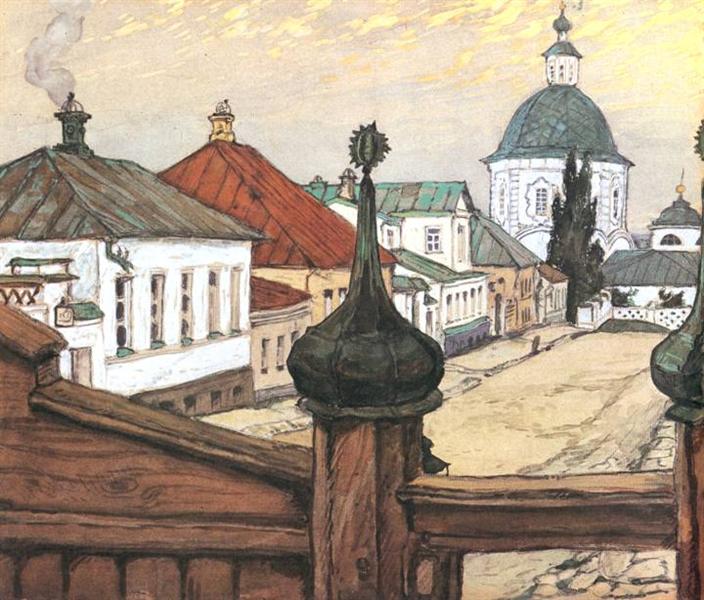 Province, Voronezh, 1912 - Mstislav Dobuzhinsky