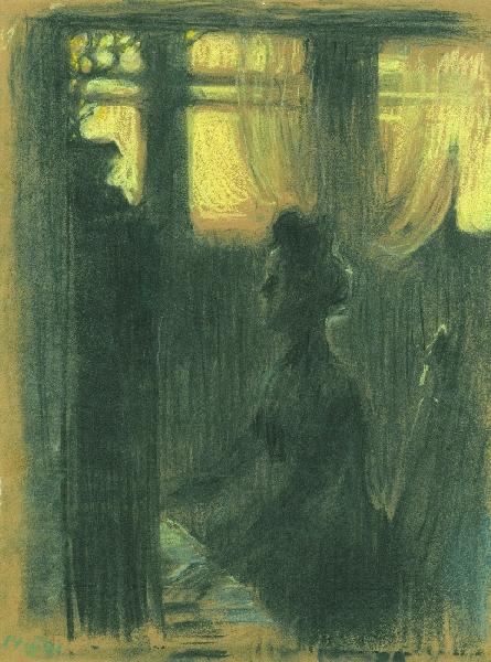 Twilight, 1900 - Mstislaw Walerianowitsch Dobuschinski