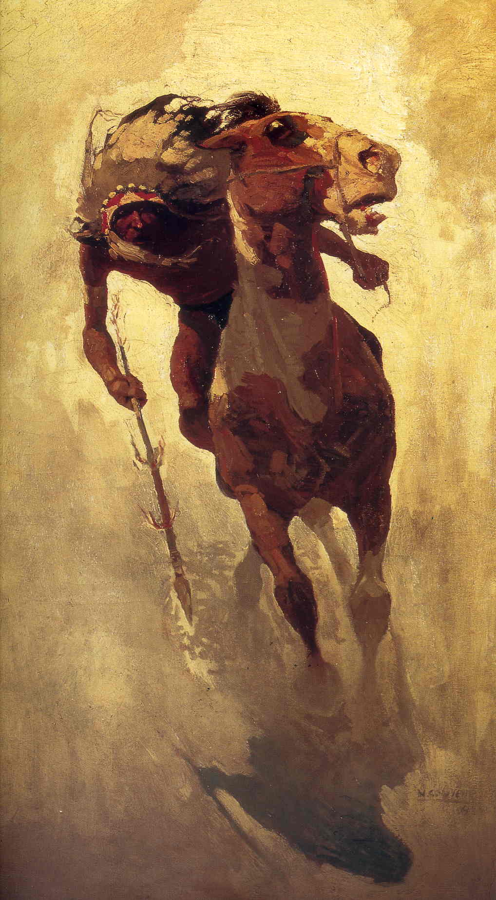 The Indian Lance - N.C. Wyeth - WikiArt.org