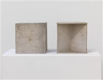 Two Cubes (Demonstrating the Stereometric Method) - Naum Gabo