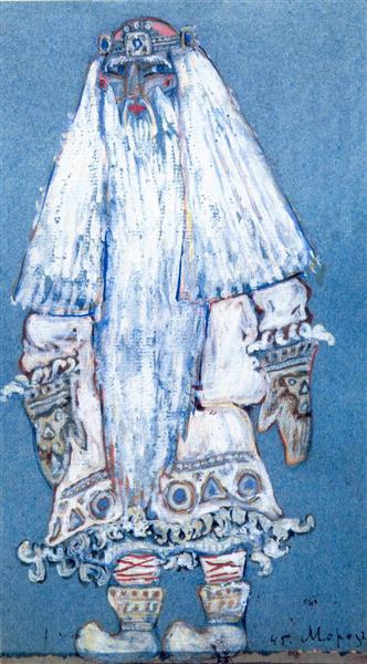 Father Frost, 1912 - Nikolai Konstantinovich Roerich