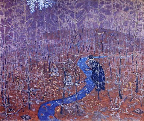 Forest people, 1916 - Николай  Рерих