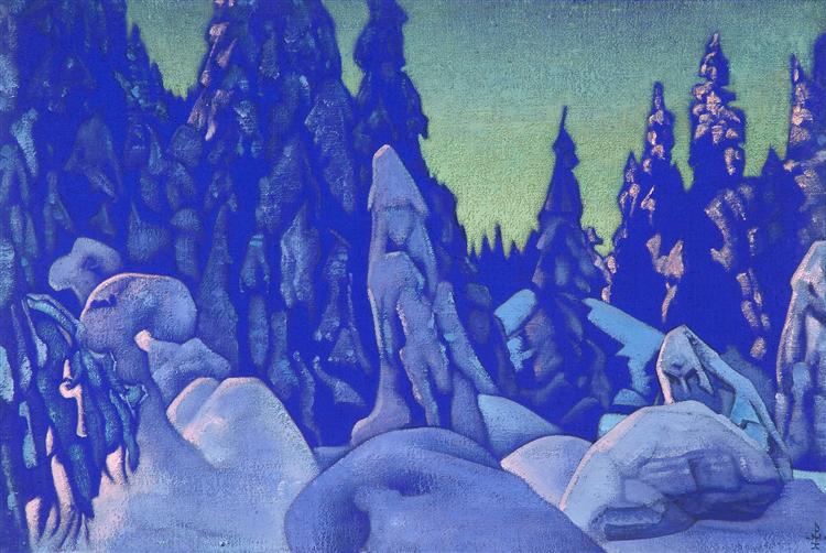 Guardians of the snow, 1922 - Nikolái Roerich