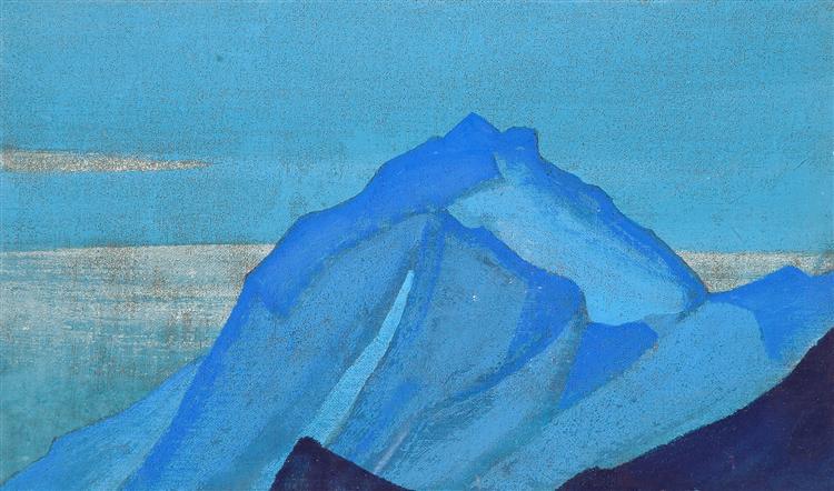 Himalayas (study), c.1930 - Nicholas Roerich