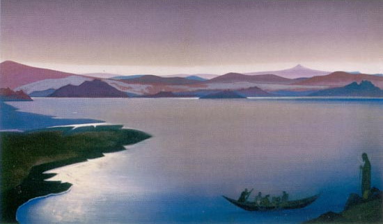 Lake of Gennesaret, c.1936 - Nicolas Roerich