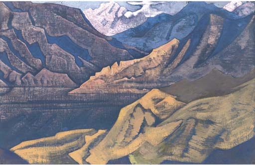 Manasbal Lake, 1925 - Nikolai Konstantinovich Roerich