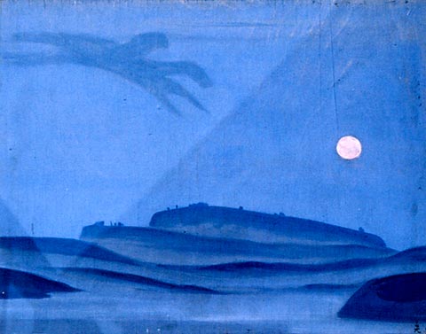 Night rider, 1918 - Nicholas Roerich