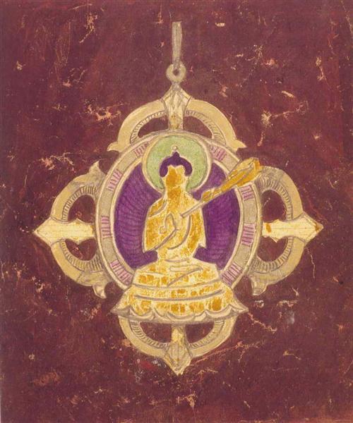Order of Buddha all-conquering, 1926 - Nicolas Roerich