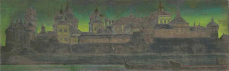 Rostov Veliky. Kremlin., 1922 - Nicholas Roerich
