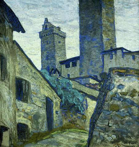 San Gimignano, 1906 - Nikolái Roerich