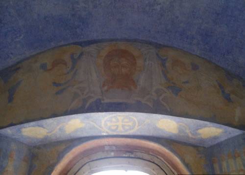 The painting of chapel of St. Anastasia, 1913 - Nikolai Konstantinovich Roerich