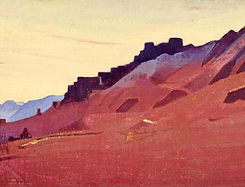 Town, 1925 - Nikolai Konstantinovich Roerich
