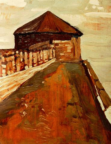 Watchtower in Novgorod, 1903 - Nicholas Roerich