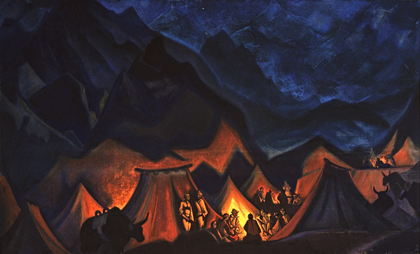 Whispers of desert - Nikolái Roerich