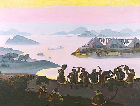 Yarilin calls, 1919 - Nicholas Roerich