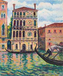 Gondole la Veneţia (Palazzo Dario) - Nicolae Darascu
