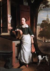 Two Chattering Housewives - Nicolaes Maes