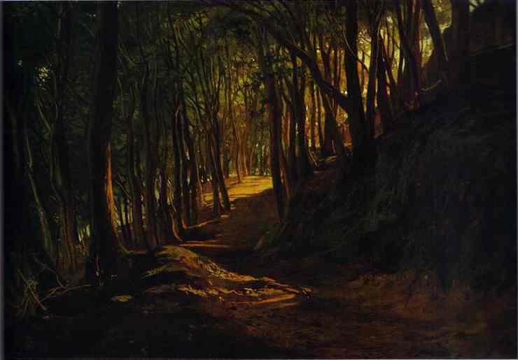 Oak Grove at San Terenzo, 1867 - Николай Ге