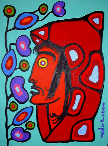 Looking To Spring - Norval Morrisseau