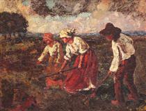 Agricultural Labour - Octav Bancila