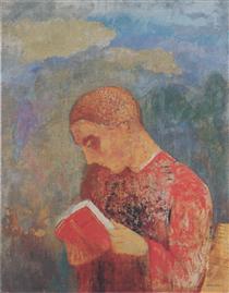 Alsace or reading monk - Odilon Redon